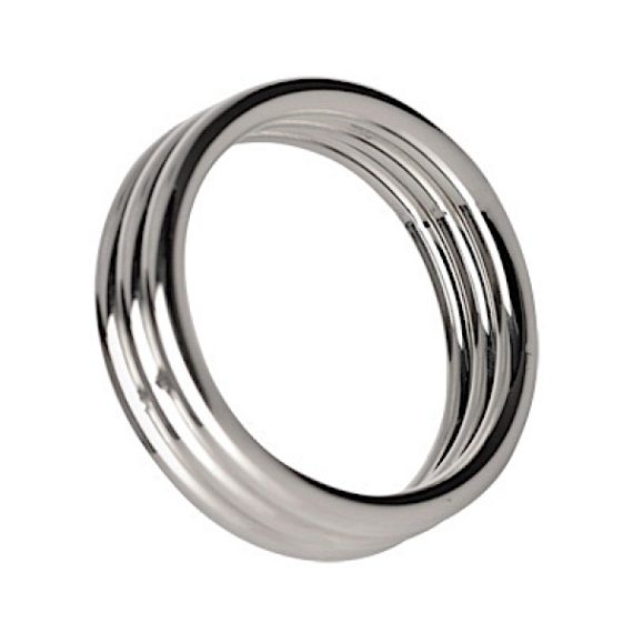 Echo 1.75 Inch Stainless Steel Triple Cock Ring