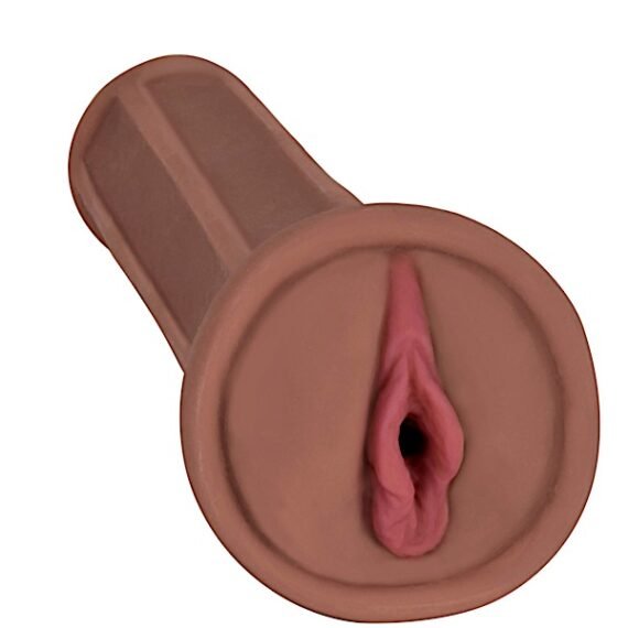 Mistress Sia BioSkin Vibrating Pussy Stroker- Brown