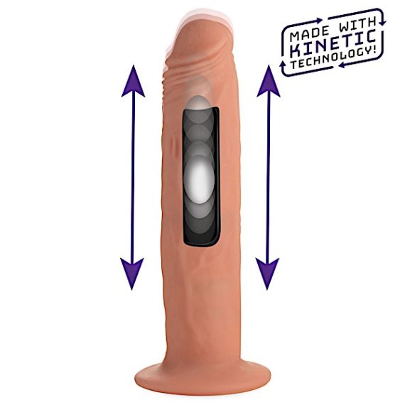 Kinetic Thumping 7X Remote Control Dildo - Large