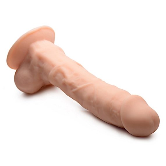 Silexpan Light Hypoallergenic Silicone Dildo with Balls - 7 Inch