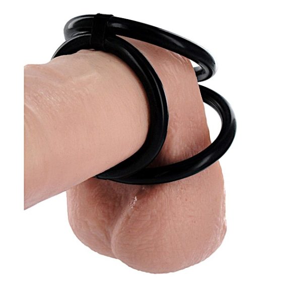 Easy Release Silicone Tri-Cock and Ball Ring