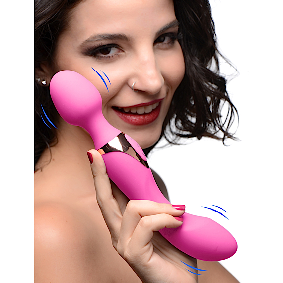 10X Dual Duchess 2-in-1 Silicone Massager - Pink