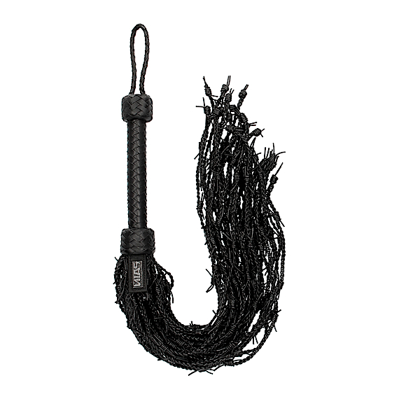 Leather Barbed Wire Flogger