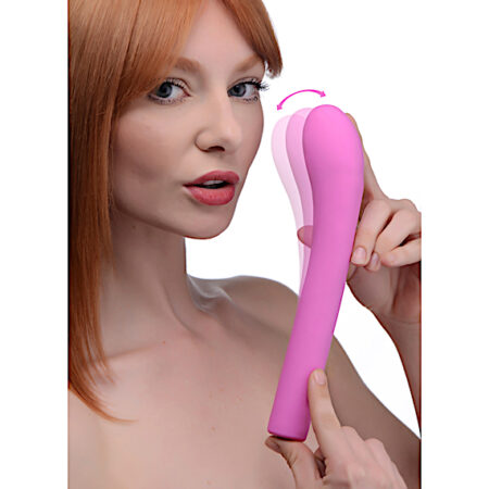 5 Star 9X Come-Hither G-Spot Silicone Vibrator - Pink