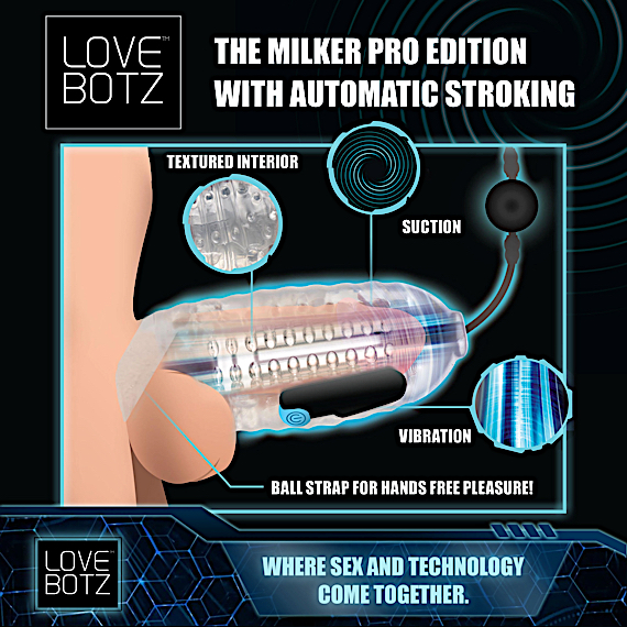 The Milker Pro Edition with Automatic Stroking