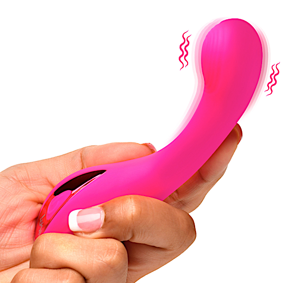 G-Spot Silicone Vibrator - Pink