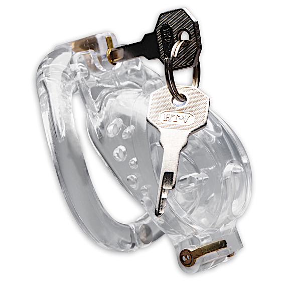 Lockdown Customizable Chastity Cage - Clear