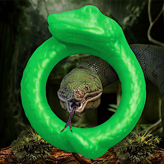 Serpentine Silicone Cock Ring