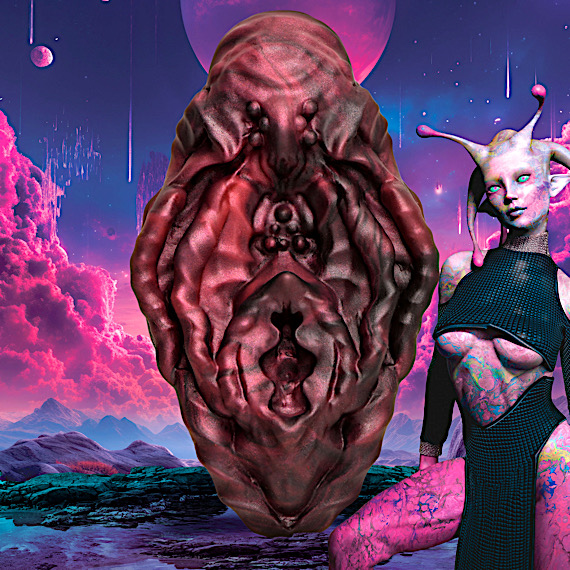 Xeno Pussy Vulva Silicone Grinder