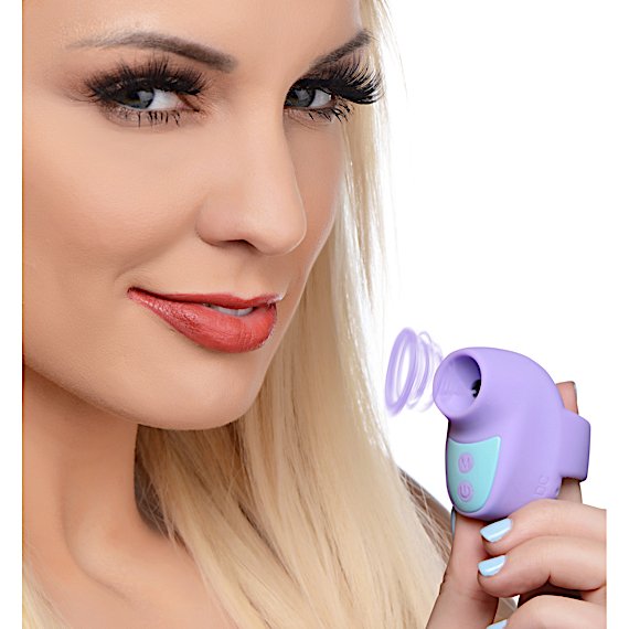 12X Mini Silicone Clit Stimulator - Purple