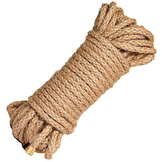 Premium Braided Jute Bondage Rope - 50 Feet