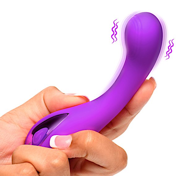G-Spot Silicone Vibrator - Purple