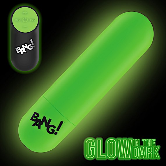Glow-in-the-Dark Silicone Bullet