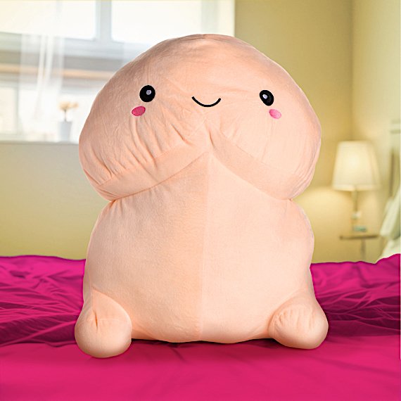 Chibi Happy Peckers Pillow - Large