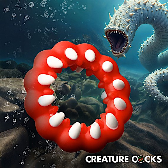 Fangs Silicone Cock Ring