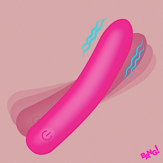 Tapered Flexible Silicone Bullet - Pink