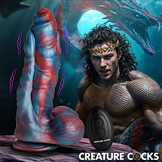 Hydra X Vibrating Silicone Dildo