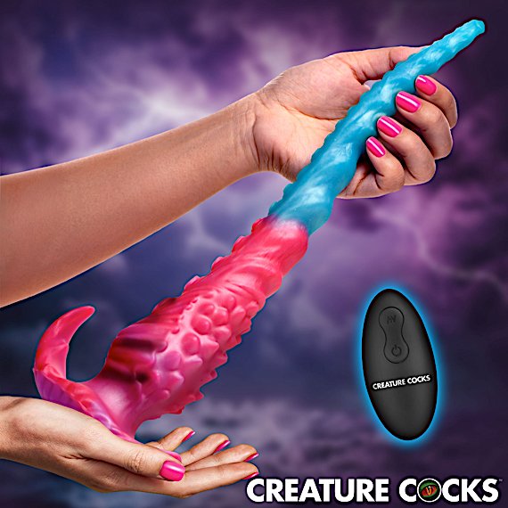 Vibropus Vibrating Silicone Dildo