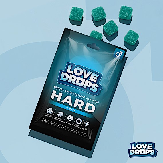 Sexual Enhancement Gummies for Him - Hard (8pcs)