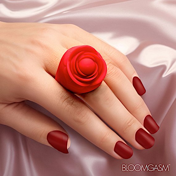 Rose Ring Discreet Finger Vibrator