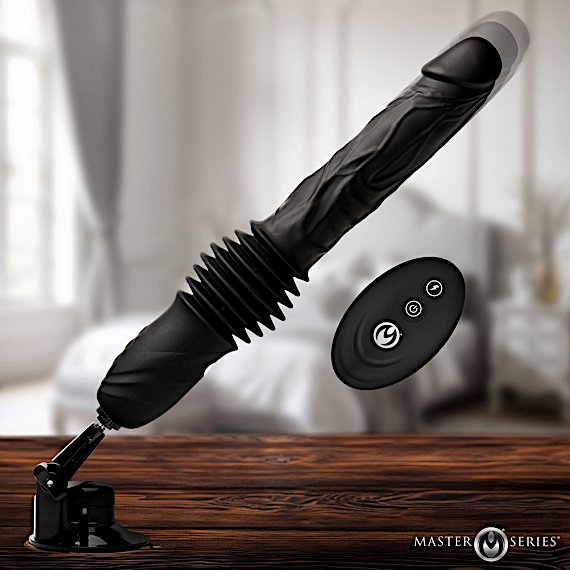 Double Pounder Silicone Vibrating Dildo Thruster