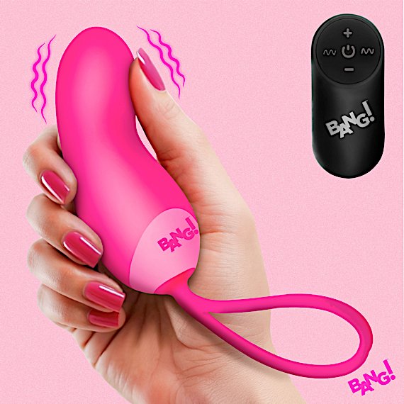 Silicone Mini Vibe w/ Remote - Pink