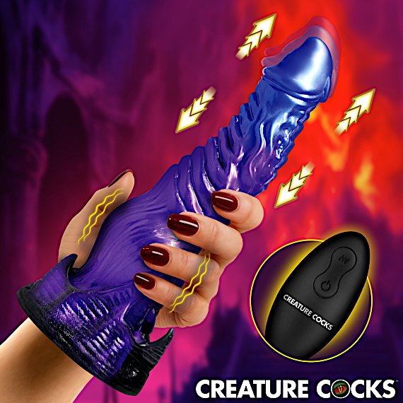 Diabolos Thrusting & Vibrating Dildo