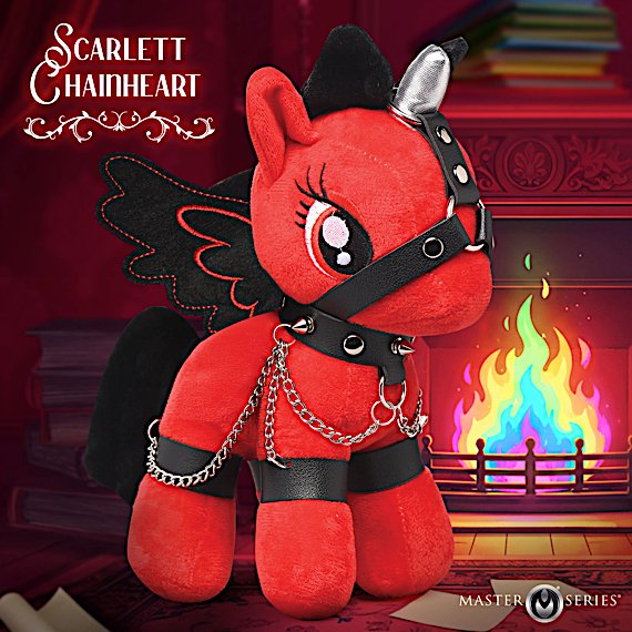 Scarlet Chainheart Bondage Pony