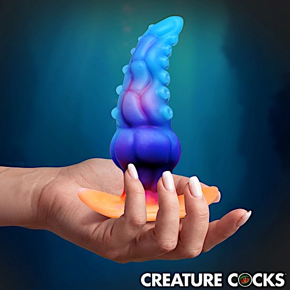 Glowtopus Glow-in-the-Dark Silicone Anal Plug