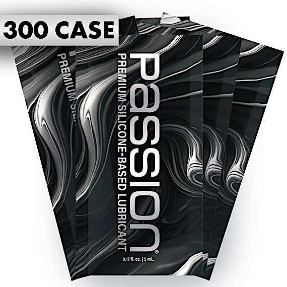 Passion Silicone 5mL Satchel 300 Pack Carton