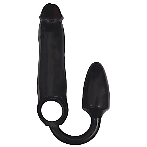 XXXPander Sheath with Smooth Plug - Black