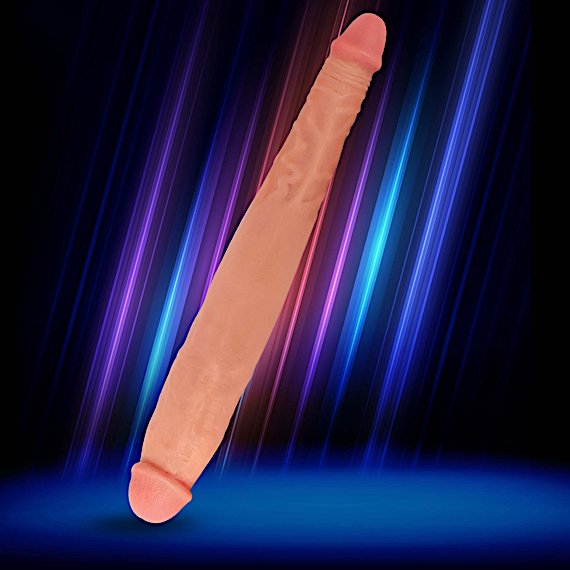 JOCK 13 Inch Tapered Double Dong Flesh