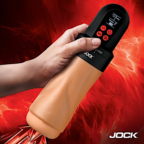 JOCK Sucking & Vibrating Masturbator