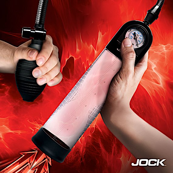 Pump Up Gauge Penis Pump with Bulb