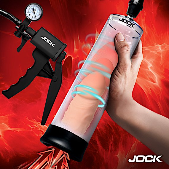 Pump Up Penis Pump with Gauge & Trigger Handle