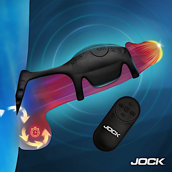 Blitz Vibrating Penis Sleeve C-Ring w/ Remote