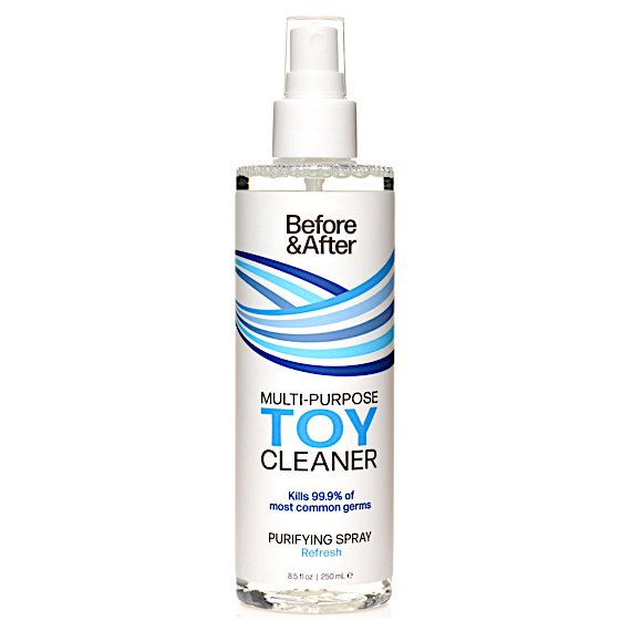 Before and After Anti-Bacterial Adult Toy Cleaner 8 fl oz