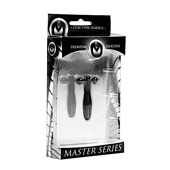 The Hallows Silicone Cum-Thru Barbell Penis Plug