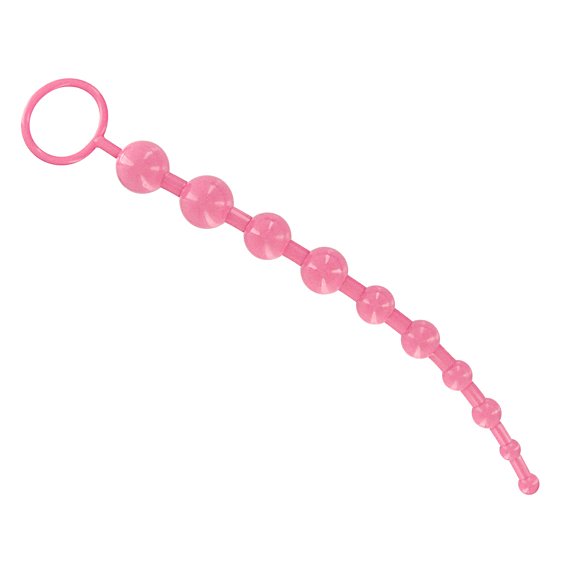 Long Anal Beads - Pink