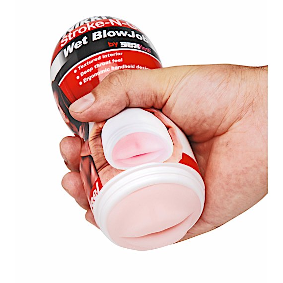 Nikkis Stroke-N-Go Wet Blowjob Stroker