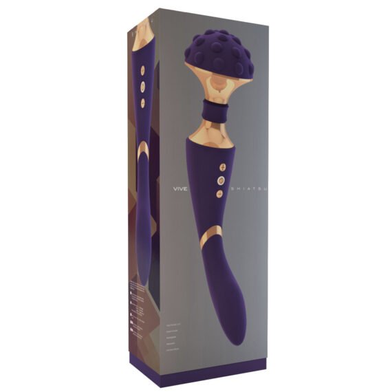 VIVE011PUR - VIVE - Shiatsu - Purple - Package -