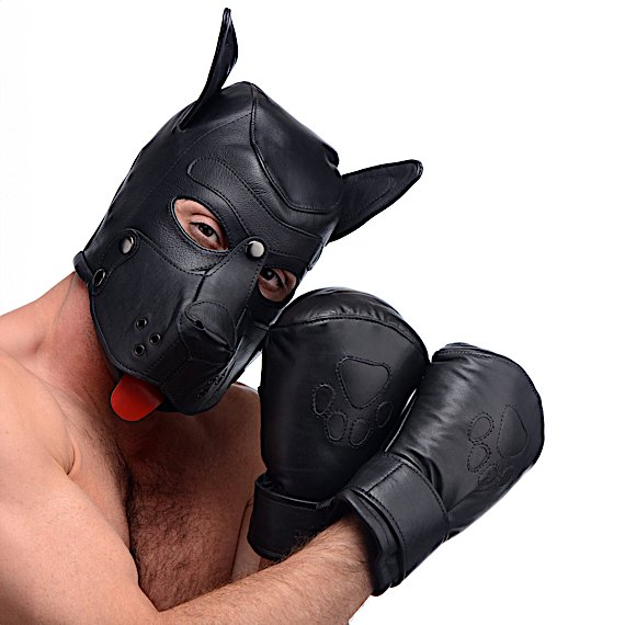 Strict Leather Padded Puppy Mitts