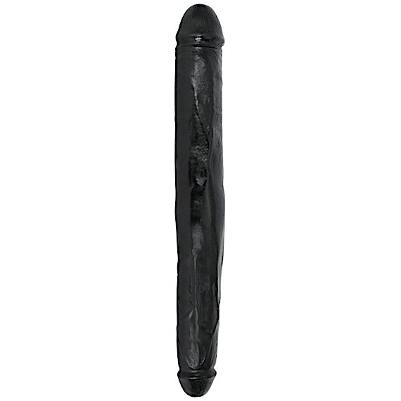 18 Inch Tapered Double Dong - Black