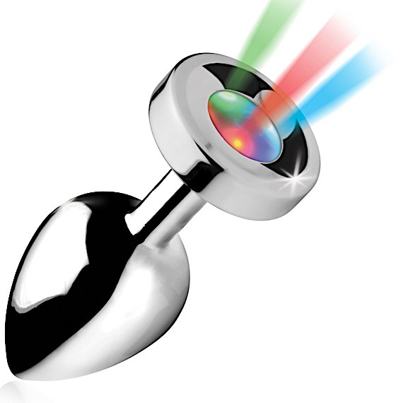 Light Up Anal Plug - Large