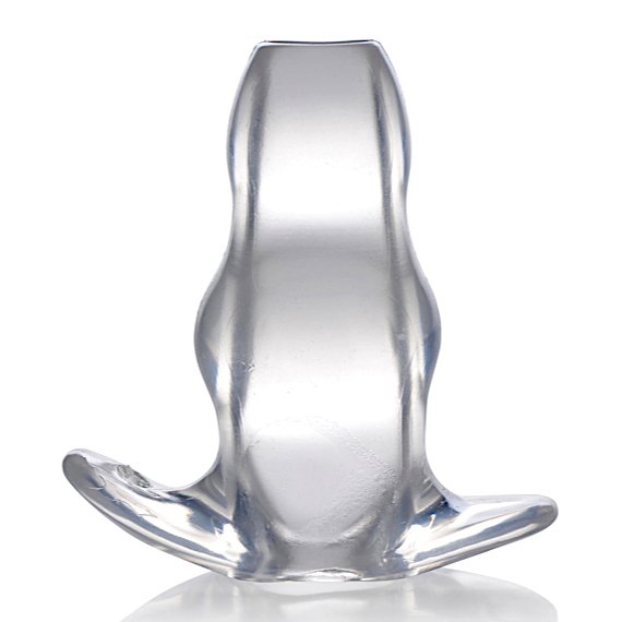 Clear View Hollow Anal Plug - Medium