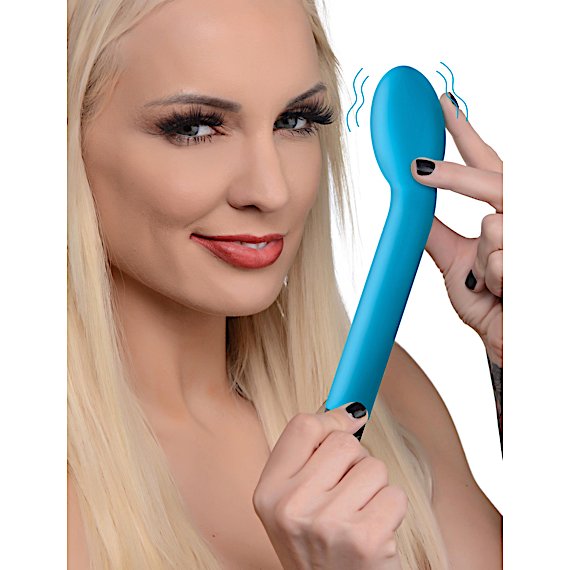 10X Silicone G-Spot Vibrator - Blue