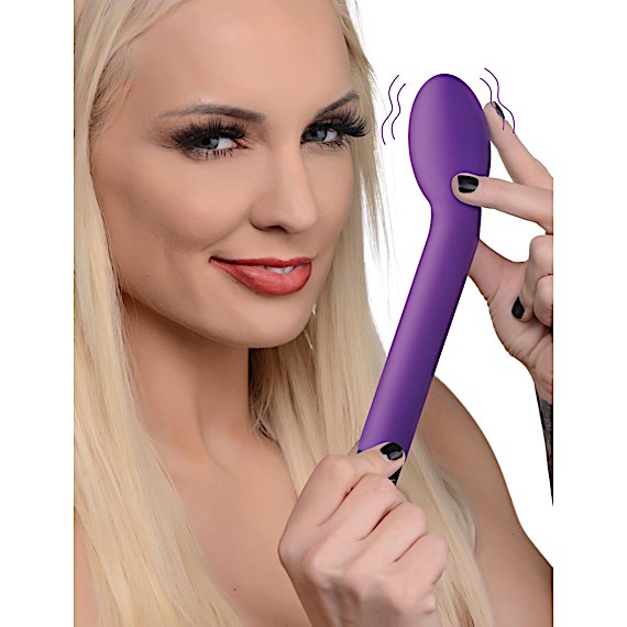 10X Silicone G-Spot Vibrator - Purple