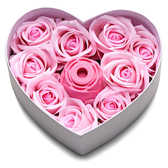 The Rose Lovers Gift Box 10x Clit Suction Rose - Pink