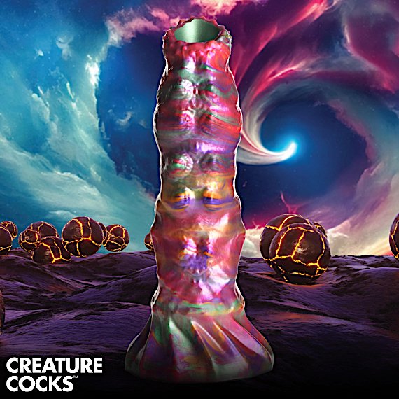 Larva Silicone Ovipositor Dildo with Eggs