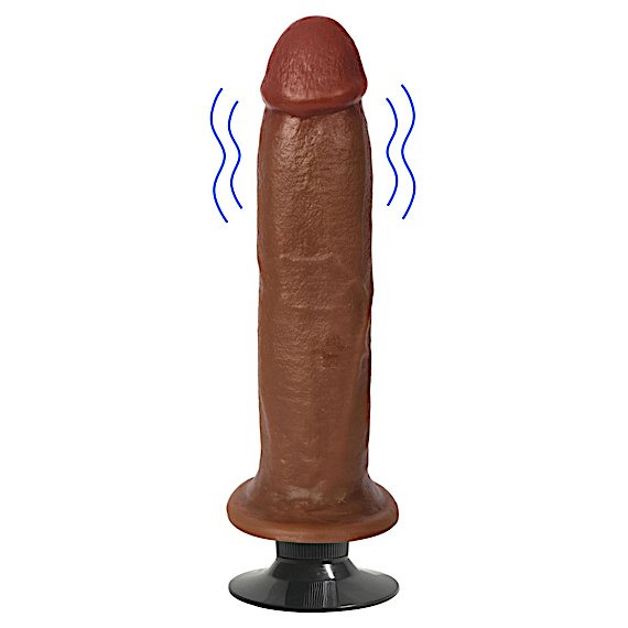 Jock Medium Vibrating Dildo - 8 Inch
